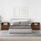Nachtkastjes 2 st met lade 51x31x47 cm bruin eikenkleurig