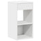 Nachtkastjes 2 st met lade 35x34x66,5 cm wit