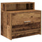 Nachtkastje met lade 51x31x47 cm oud houtkleurig