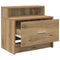 Nachtkastjes 2 st met lade 51x31x47 cm artisanaal eikenkleurig