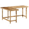 Bureau 165x110x75 cm massief mangohout