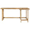 Bureau 165x110x75 cm massief mangohout