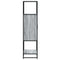 Hoge kast 68x35x139cm bewerkt hout en metaal grijs sonoma eiken