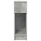 Nachtkastjes 2 st met lade 20x36x60 cm betongrijs