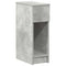 Nachtkastjes 2 st met lade 20x36x60 cm betongrijs