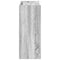 Schoenenrek 60x25x62 cm bewerkt hout grijs sonoma eikenkleurig