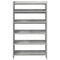 Schoenenrek 80x25x61,5 cm bewerkt hout betongrijs
