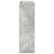 Schoenenrek 80x25x61,5 cm bewerkt hout betongrijs