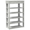 Schoenenrek 60x30x98 cm bewerkt hout betongrijs