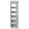 Schoenenrek 60x30x98 cm bewerkt hout betongrijs