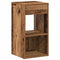 Nachtkastje met lade 35x34x66,5 cm oud houtkleurig