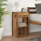 Nachtkastje met lade 35x34x66,5 cm oud houtkleurig