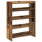 Schoenenrek 80x25x61,5 cm bewerkt hout oud houtkleurig