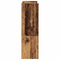 Schoenenrek 80x25x61,5 cm bewerkt hout oud houtkleurig