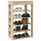Schoenenrek 60x30x98 cm bewerkt hout sonoma eikenkleurig