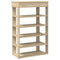 Schoenenrek 60x30x98 cm bewerkt hout sonoma eikenkleurig