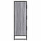 Hoge kast 68x35x106,5 cm bewerkt hout en metaal grijs sonoma