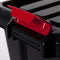IRIS Powerbox Opbergbox - 68L - 3 stuks - Zwart/Rood