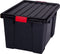 IRIS Powerbox Opbergbox - 68L - 3 stuks - Zwart/Rood