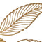 Wanddecoratie Gouden Ijzer Lakens 102,5 x 2 x 66 cm
