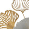 Wanddecoratie Gouden Zilverkleurig Ijzer Blommor 100 x 4 x 66 cm