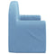 Kinderslaapbank 2-zits zacht pluche blauw