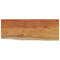 Wandschap rechthoekig natuurlijke rand 80x30x3,8 cm acaciahout