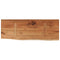 Wandschap rechthoekig natuurlijke rand 80x30x3,8 cm acaciahout