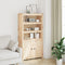 Hoge kast 80x35x154 cm massief grenenhout