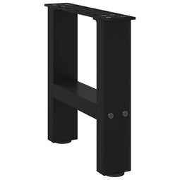 Salontafelpoten 2 st 3040 cm staal zwart