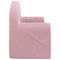 Kinderslaapbank 2-zits zacht pluche roze