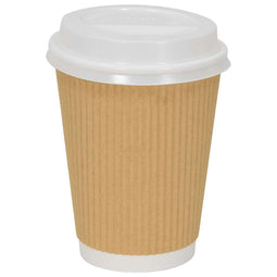 Papieren koffiebekerdeksels 90mm 12oz en 16oz 1000st kunststof