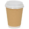 Papieren koffiebekerdeksels 90mm 12oz en 16oz 1000st kunststof