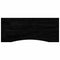 Bureaublad rechthoekig 120x50x2,5 cm eikenhout donkerbruin