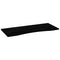 Bureaublad rechthoekig 120x50x2,5 cm eikenhout donkerbruin