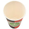 Papieren koffiekopjes 1000 st 16oz 400 ml rood en zwart