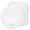 Papieren koffiebekerdeksels 60 mm 4oz 1000 st kunststof wit