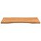 Bureaublad rechthoekig 80x60x2,5cm massief eikenhout lichtbruin