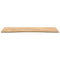 Bureaublad rechthoekig 140x50x2,5 cm onbehandeld eikenhout