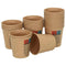 Papieren koffiekopjes 1000 st 4oz 100 ml bruin