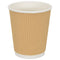 Papieren koffiekopjes 500 st 8oz 200 ml bruin