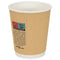 Papieren koffiekopjes 500 st 8oz 200 ml bruin