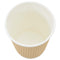 Papieren koffiekopjes 500 st 8oz 200 ml bruin