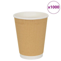 Papieren koffiekopjes 500 st 12oz 300 ml bruin