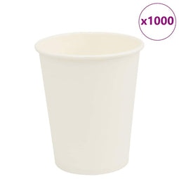 Papieren koffiekopjes 1000 st 8oz 200 ml wit