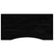Bureaublad rechthoekig 100x60x2,5 cm eikenhout donkerbruin