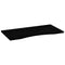 Bureaublad rechthoekig 100x60x2,5 cm eikenhout donkerbruin