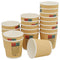 Papieren koffiekopjes 1000 st 4oz 100 ml bruin