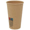 Papieren koffiekopjes 1000 st 16oz 400 ml bruin