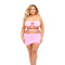 Ondergoed Set Pink Lipstick Roze (Queen size)